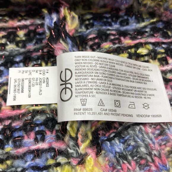 NWT Circus NY Multicolored Rainbow Sweater S - Picture 10 of 12